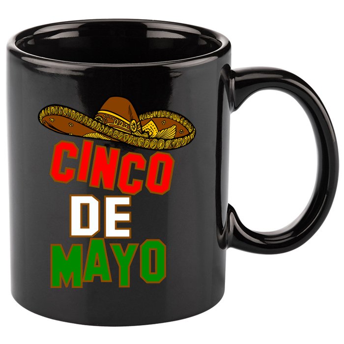 Cinco De Mayo Party 11oz C Handle Ceramic Mug