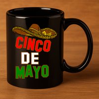Cinco De Mayo Party 11oz C Handle Ceramic Mug