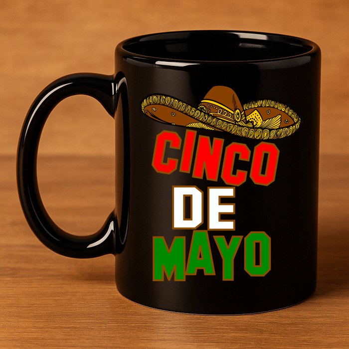 Cinco De Mayo Party 11oz C Handle Ceramic Mug