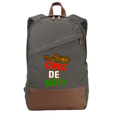 Cinco De Mayo Party Cotton Canvas Backpack