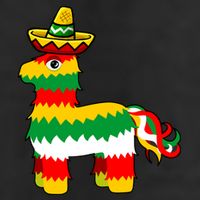 Cinco De Mayo Party Pinata Fiesta Sombrero 7 Panel Mesh Trucker Snapback Hat