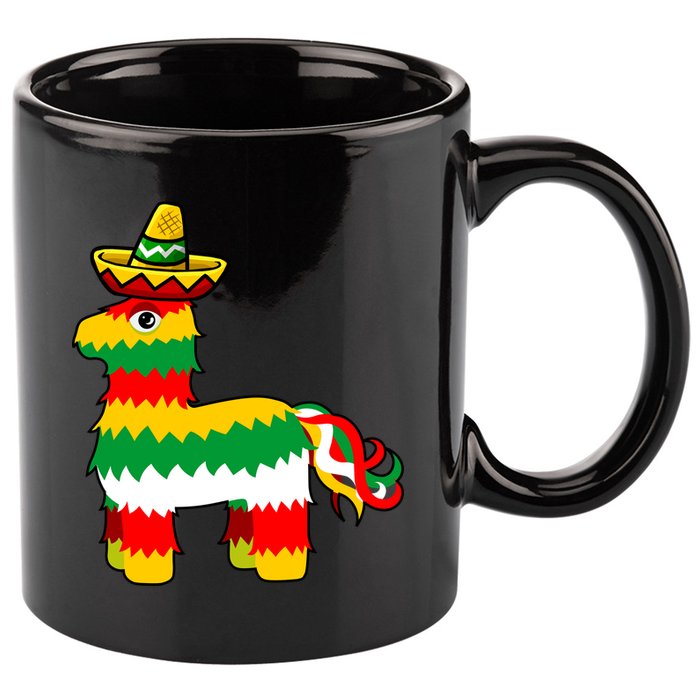 Cinco De Mayo Party Pinata Fiesta Sombrero 11oz C Handle Ceramic Mug