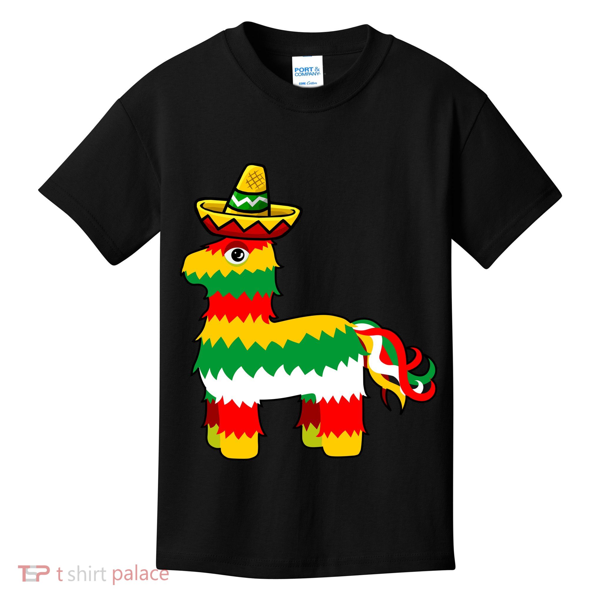 Cinco De Mayo Party Pinata Fiesta Sombrero Kids T-Shirt