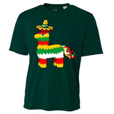 Cinco De Mayo Party Pinata Fiesta Sombrero Cooling Performance Crew T-Shirt