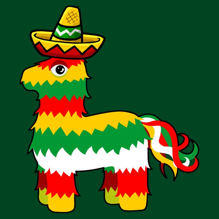 Cinco De Mayo Party Pinata Fiesta Sombrero Cooling Performance Crew T-Shirt