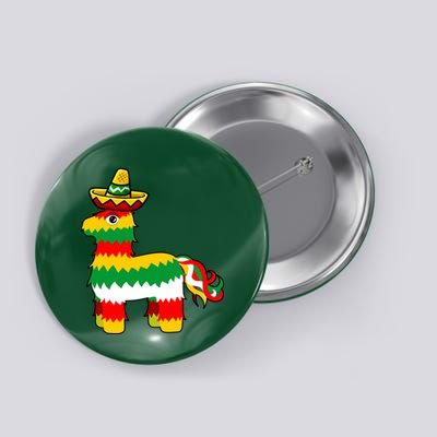 Cinco De Mayo Party Pinata Fiesta Sombrero Button