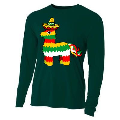 Cinco De Mayo Party Pinata Fiesta Sombrero Cooling Performance Long Sleeve Crew