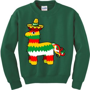 Cinco De Mayo Party Pinata Fiesta Sombrero Kids Sweatshirt