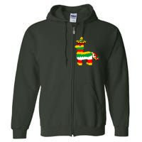 Cinco De Mayo Party Pinata Fiesta Sombrero Full Zip Hoodie