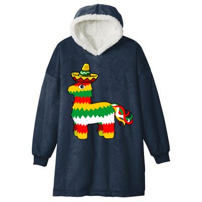 Cinco De Mayo Party Pinata Fiesta Sombrero Hooded Wearable Blanket