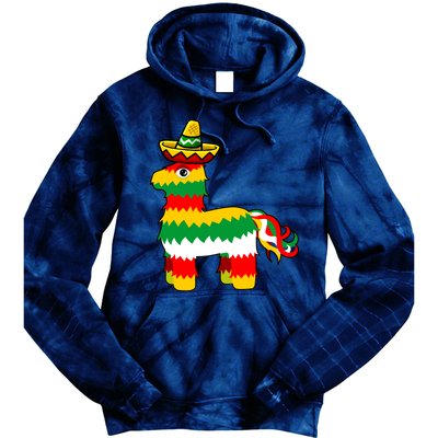 Cinco De Mayo Party Pinata Fiesta Sombrero Tie Dye Hoodie