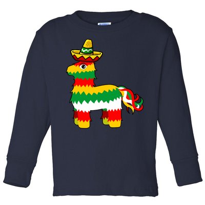 Cinco De Mayo Party Pinata Fiesta Sombrero Toddler Long Sleeve Shirt