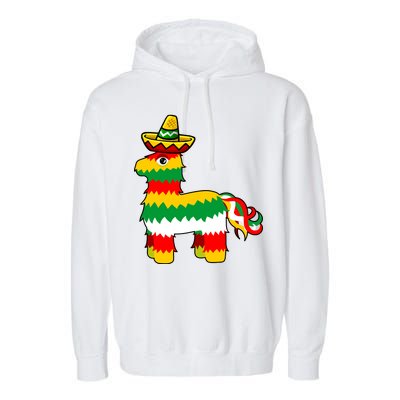 Cinco De Mayo Party Pinata Fiesta Sombrero Garment-Dyed Fleece Hoodie