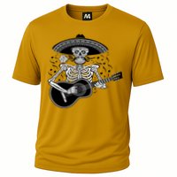Cinco De Mayo Skeleton Playing the Guitar Performance Shirt