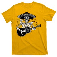 Cinco De Mayo Skeleton Playing the Guitar T-Shirt