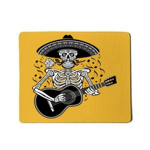 Cinco De Mayo Skeleton Playing the Guitar Mousepad