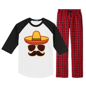 Cinco De Mayo Sombrero 'Stash  Raglan Sleeve Pajama Set