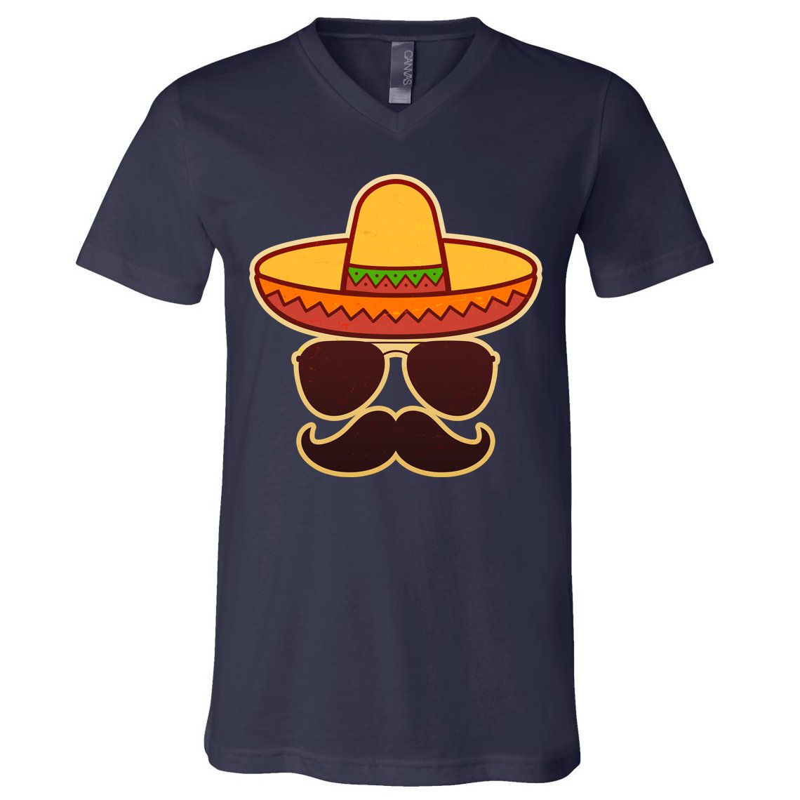 Cinco De Mayo Sombrero 'Stash  V-Neck T-Shirt
