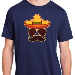 Cinco De Mayo Sombrero 'Stash  Adult ChromaSoft Performance T-Shirt