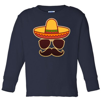 Cinco De Mayo Sombrero 'Stash  Toddler Long Sleeve Shirt