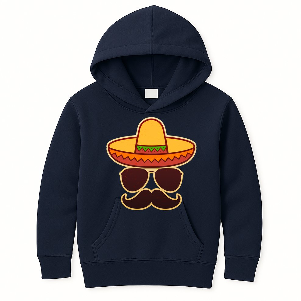 Cinco De Mayo Sombrero 'Stash  Kids Hoodie