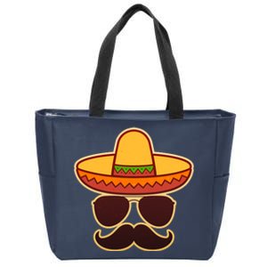 Cinco De Mayo Sombrero 'Stash  Zip Tote Bag