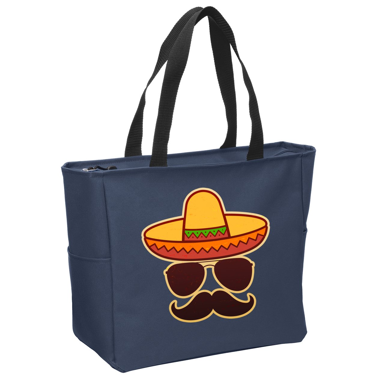 Cinco De Mayo Sombrero 'Stash  Zip Tote Bag
