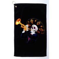 Cinco De Mayo Sugar Skull Playing Trumpet Golf Towel