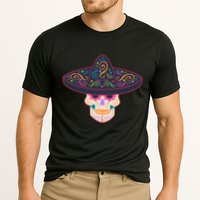 Cinco De Mayo Sugar Skull Sombrero Cooling Performance Crew T-Shirt