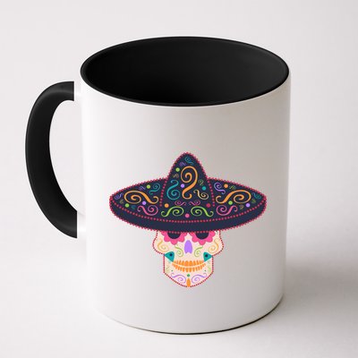 Cinco De Mayo Sugar Skull Sombrero Mug