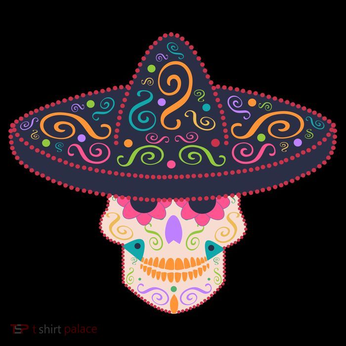 Cinco De Mayo Sugar Skull Sombrero 16 in Basic Backpack