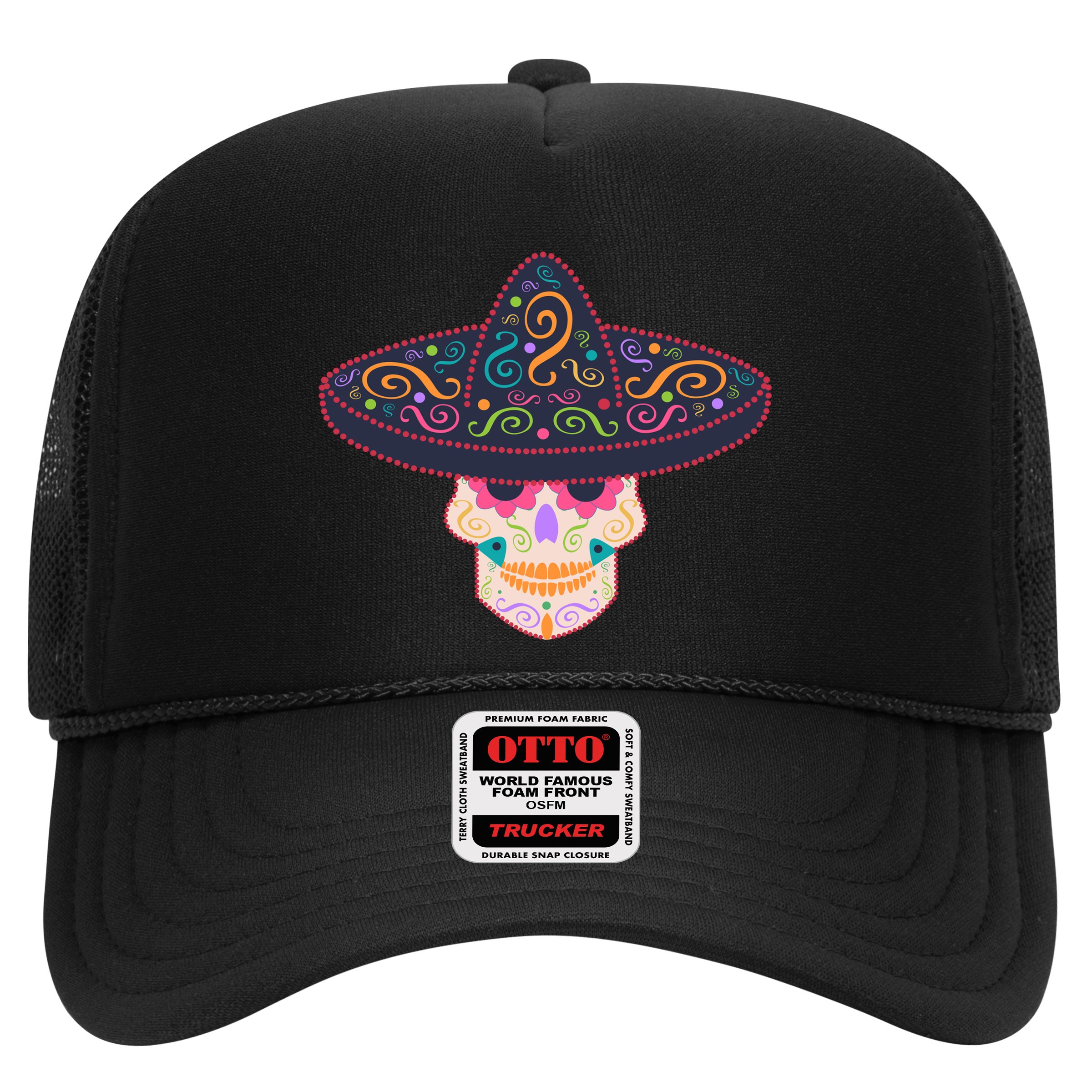 Cinco De Mayo Sugar Skull Sombrero Hat