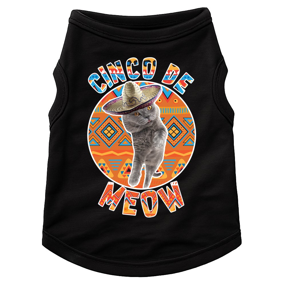 Cinco De Meow Doggie Tank