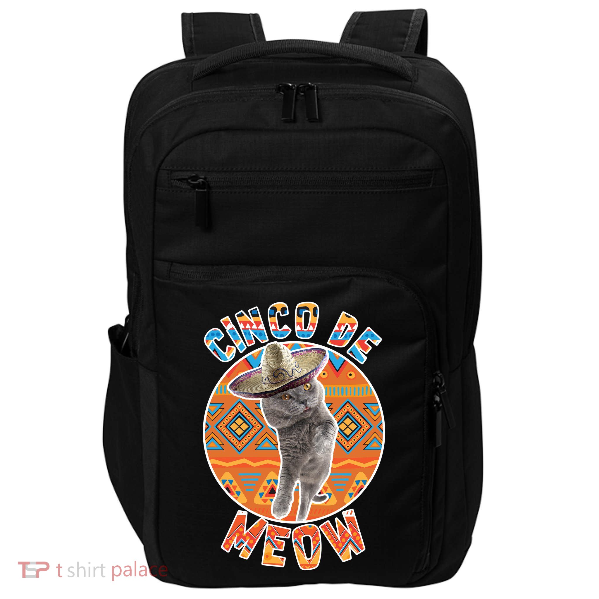 Cinco De Meow Impact Tech Backpack