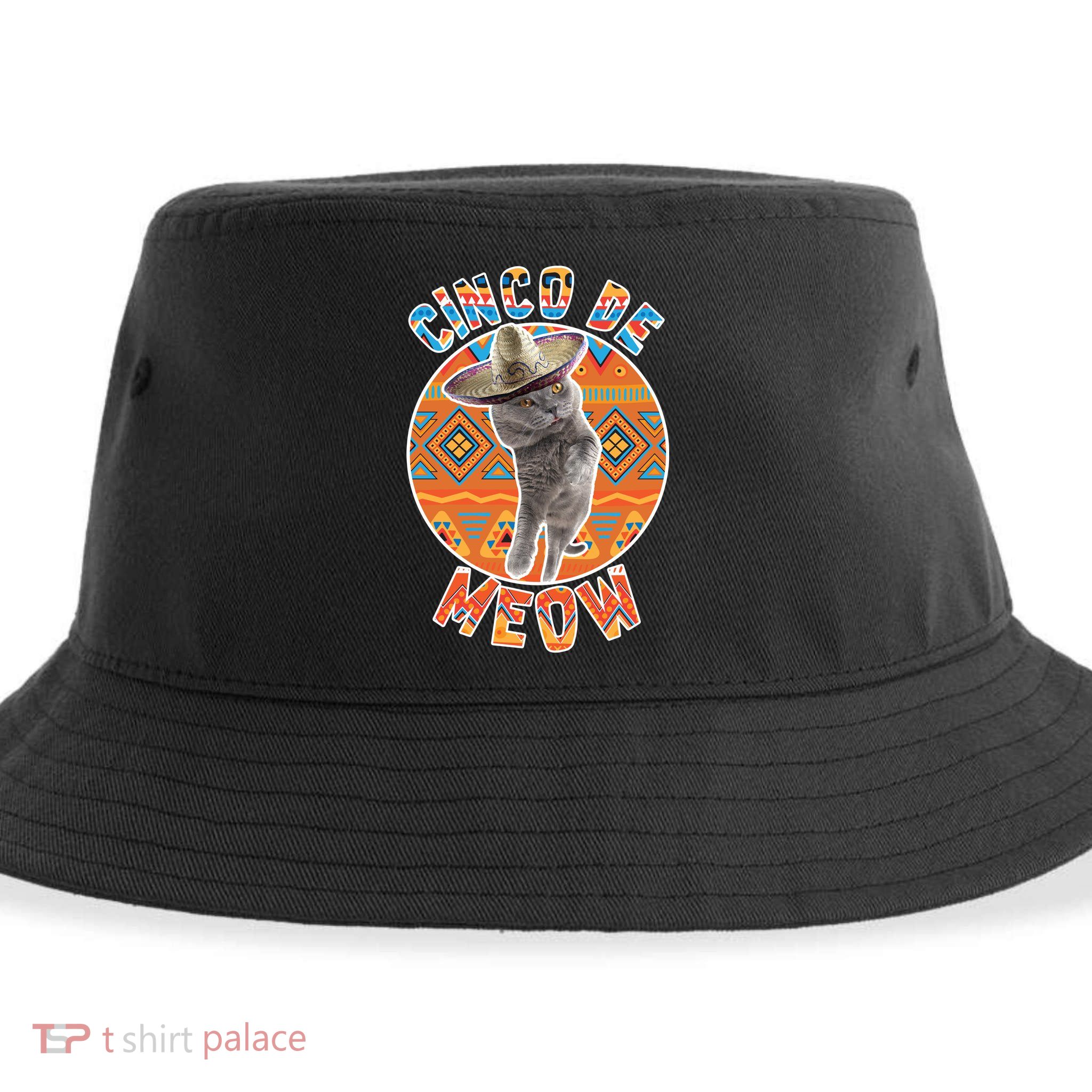 Cinco De Meow Sustainable Bucket Hat