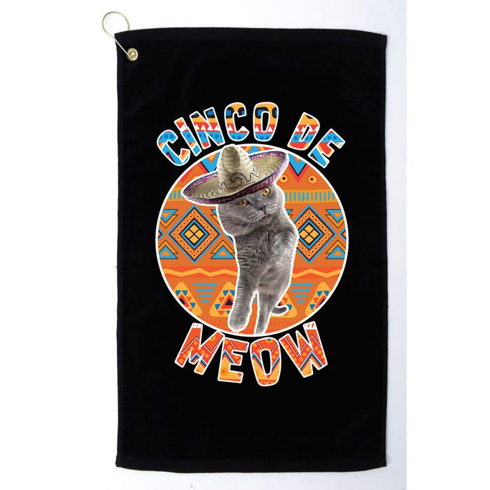 Cinco De Meow Golf Towel