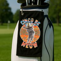 Cinco De Meow Golf Towel