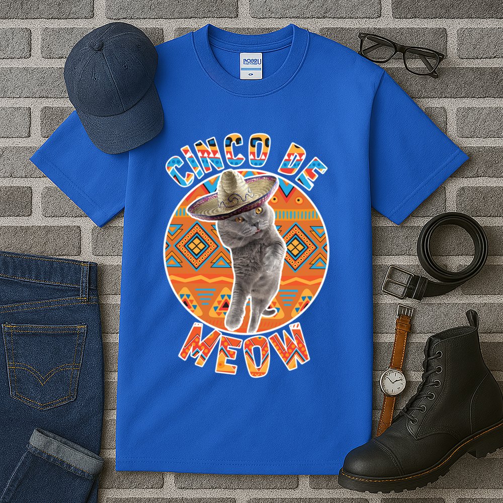 Cinco De Meow Tall T-Shirt