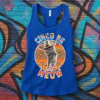 Cinco De Meow Womens Tank Top