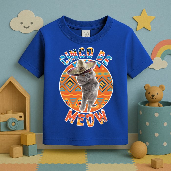 Cinco De Meow Toddler T-Shirt