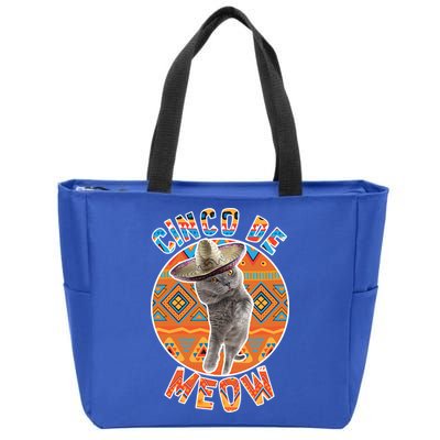 Cinco De Meow Zip Tote Bag