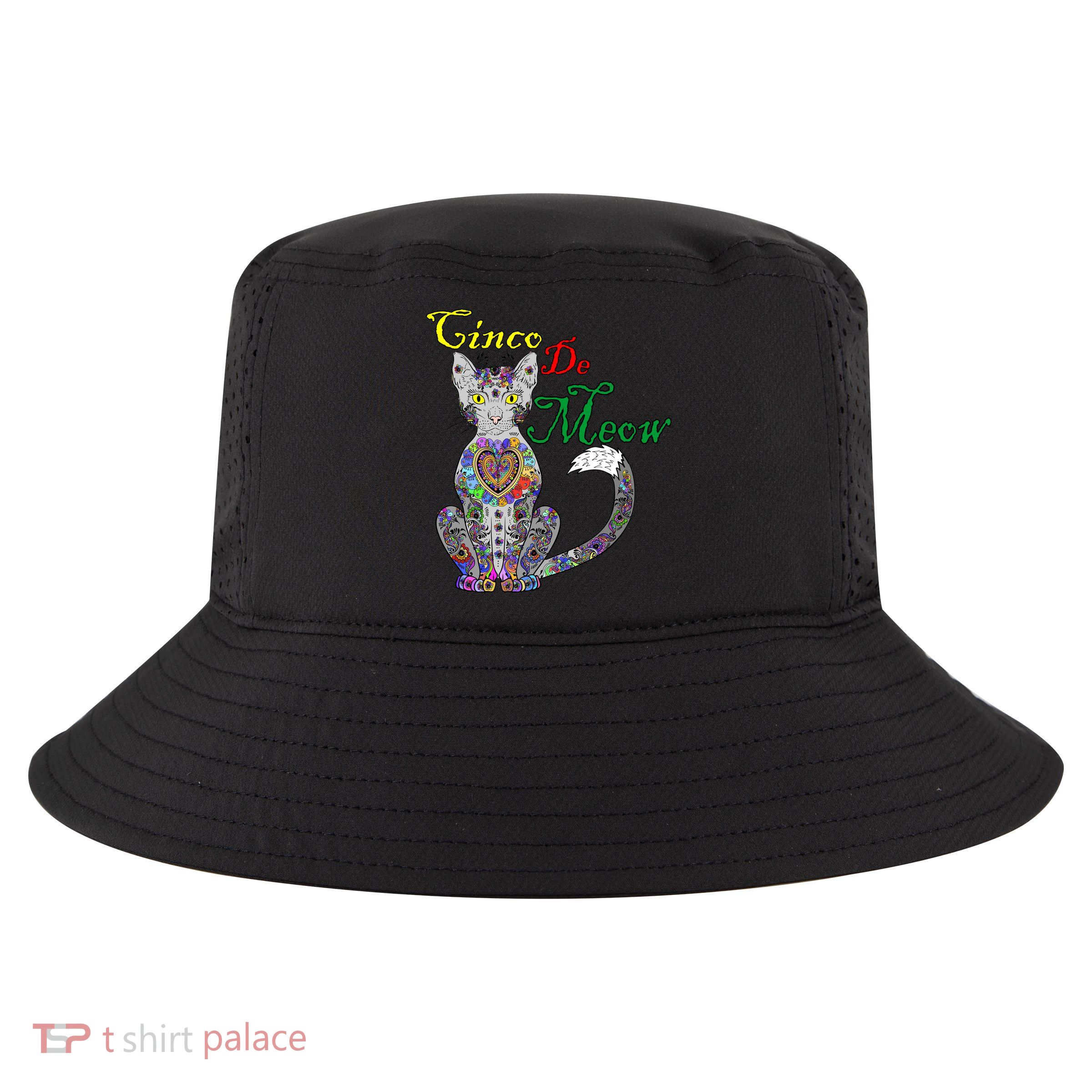 Cinco De Meow Funny Mexican Cat Cool Comfort Performance Bucket Hat