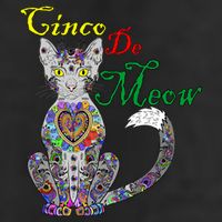 Cinco De Meow Funny Mexican Cat Golf Towel
