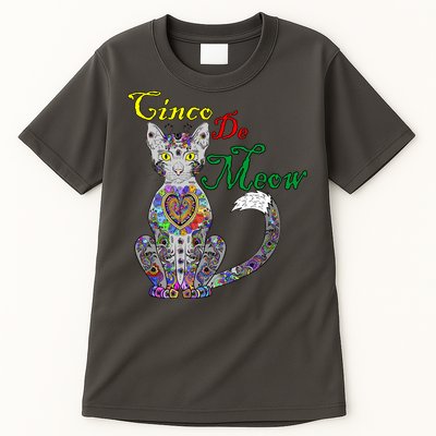 Cinco De Meow Funny Mexican Cat Tall T-Shirt