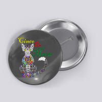 Cinco De Meow Funny Mexican Cat Button