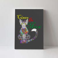 Cinco De Meow Funny Mexican Cat Canvas