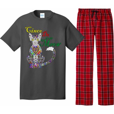 Cinco De Meow Funny Mexican Cat Pajama Set