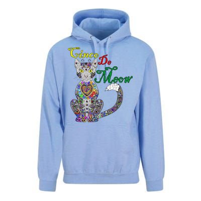 Cinco De Meow Funny Mexican Cat Unisex Surf Hoodie