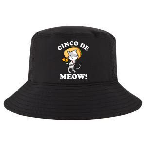 Cinco De Meow! Mayo Funny Mexican Cat Cool Comfort Performance Bucket Hat