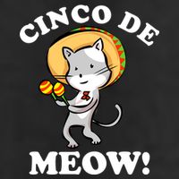 Cinco De Meow! Mayo Funny Mexican Cat Adult Drive Performance Visor